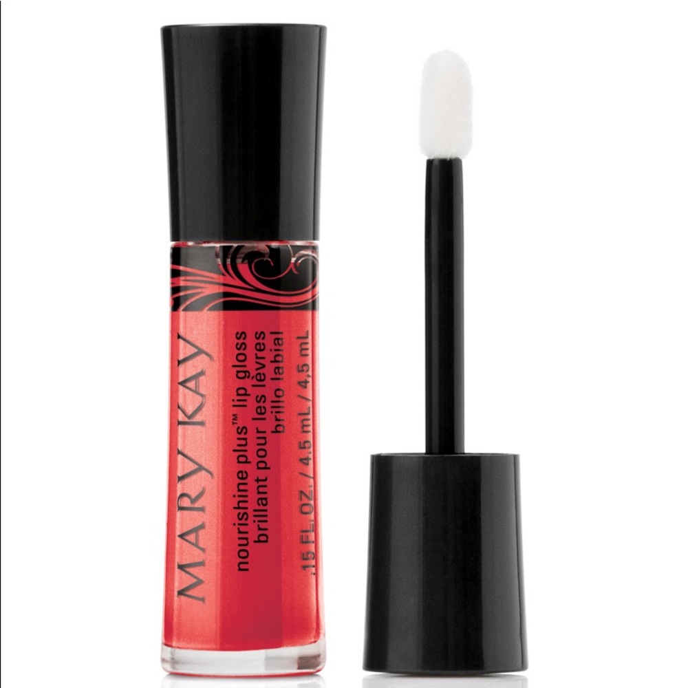 Mary Kay NouriShine Plus Lip Gloss Rock N  Red - Picture 8 of 16